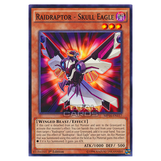 Yu-Gi-Oh! - 2016 Mega-Tin Mega Pack - Raidraptor - Skull Eagle (Common) MP16-EN117