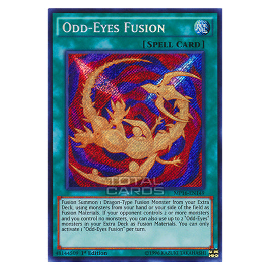 Yu-Gi-Oh! - 2016 Mega-Tin Mega Pack - Odd-Eyes Fusion (Secret Rare) MP16-EN149