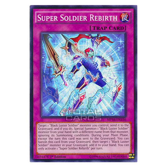 Yu-Gi-Oh! - 2016 Mega-Tin Mega Pack - Super Soldier Rebirth (Common) MP16-EN156