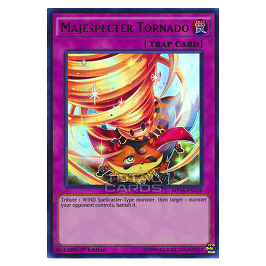 Yu-Gi-Oh! - 2016 Mega-Tin Mega Pack - Majespecter Tornado (Ultra Rare) MP16-EN158