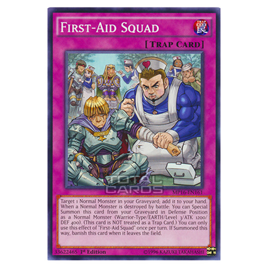 Yu-Gi-Oh! - 2016 Mega-Tin Mega Pack - First-Aid Squad (Common) MP16-EN161