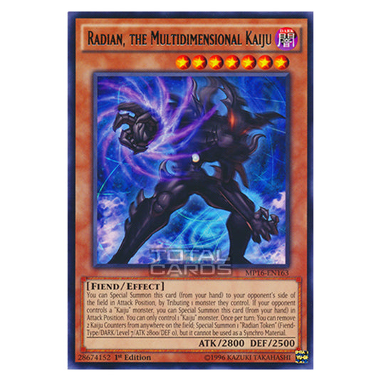 Yu-Gi-Oh! - 2016 Mega-Tin Mega Pack - Radian, the Multidimensional Kaiju (Rare) MP16-EN163