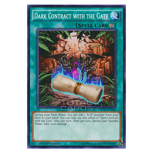 Yu-Gi-Oh! - 2016 Mega-Tin Mega Pack - Dark Contract with the Gate (Common) MP16-EN168