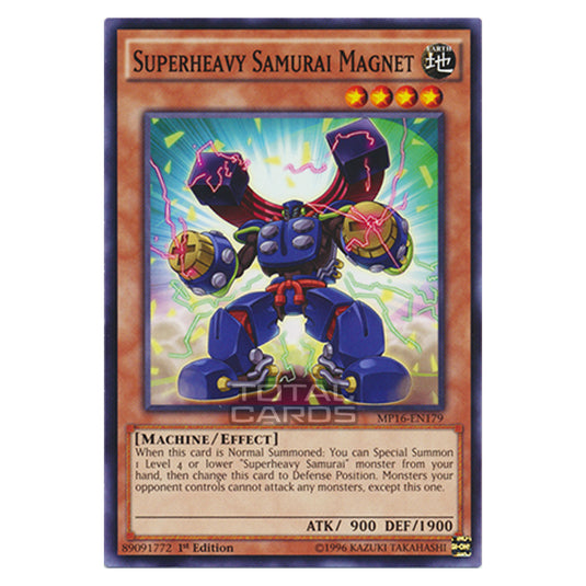 Yu-Gi-Oh! - 2016 Mega-Tin Mega Pack - Superheavy Samurai Magnet (Common) MP16-EN179