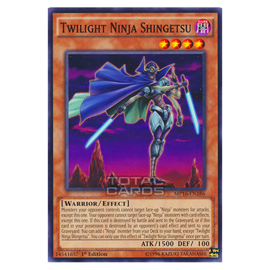 Yu-Gi-Oh! - 2016 Mega-Tin Mega Pack - Twilight Ninja Shingetsu (Common) MP16-EN186