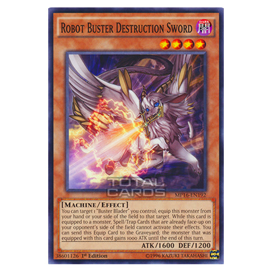 Yu-Gi-Oh! - 2016 Mega-Tin Mega Pack - Robot Buster Destruction Sword (Common) MP16-EN192