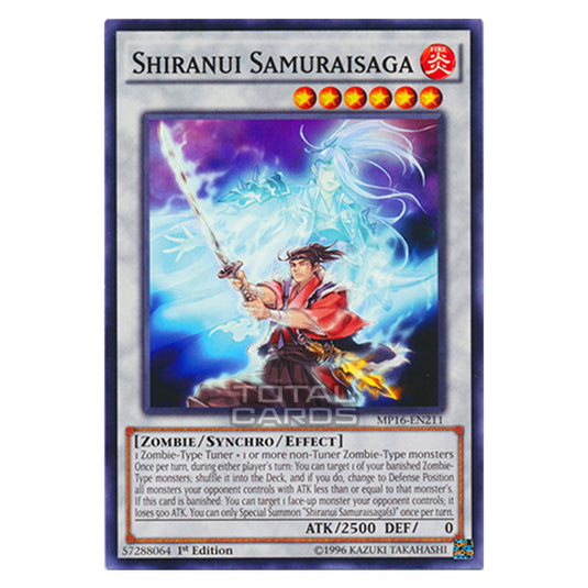 Yu-Gi-Oh! - 2016 Mega-Tin Mega Pack - Shiranui Samuraisaga (Common) MP16-EN211