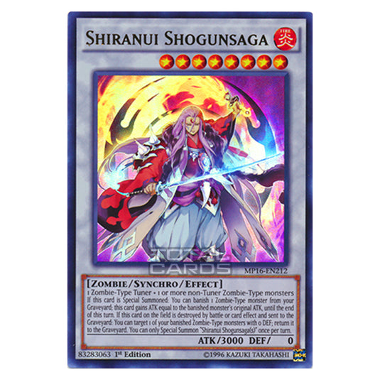 Yu-Gi-Oh! - 2016 Mega-Tin Mega Pack - Shiranui Shogunsaga (Ultra Rare) MP16-EN212