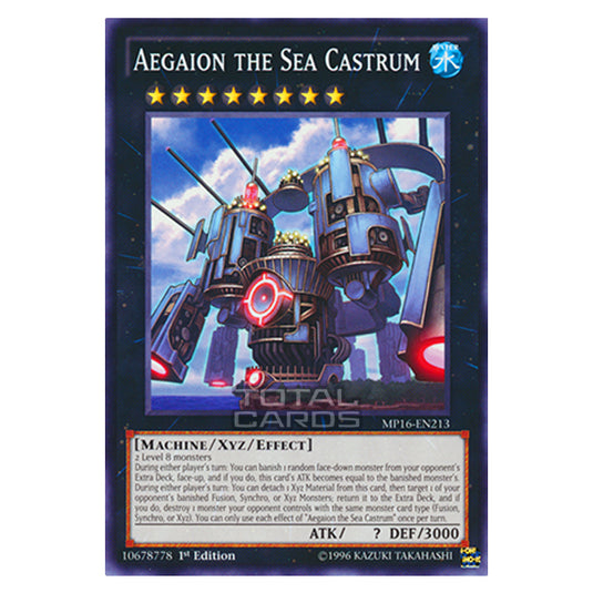 Yu-Gi-Oh! - 2016 Mega-Tin Mega Pack - Aegaion the Sea Castrum (Common) MP16-EN213