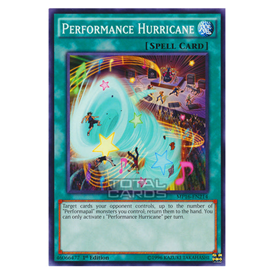 Yu-Gi-Oh! - 2016 Mega-Tin Mega Pack - Performance Hurricane (Common) MP16-EN214