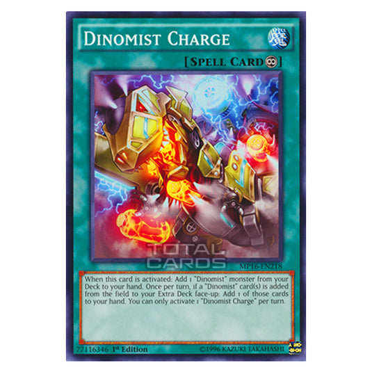 Yu-Gi-Oh! - 2016 Mega-Tin Mega Pack - Dinomist Charge (Common) MP16-EN218