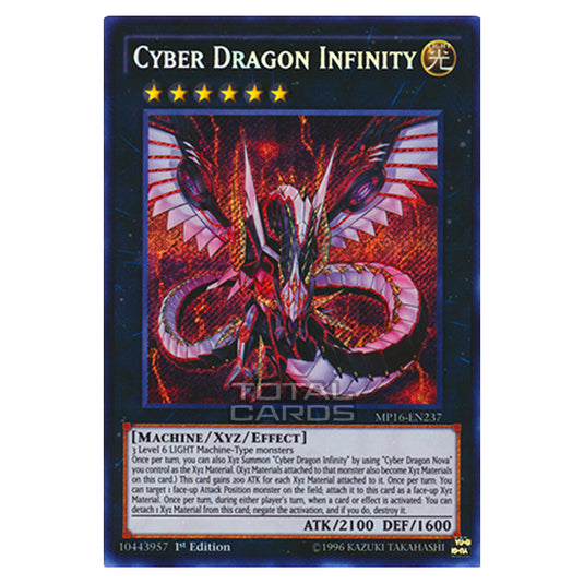 Yu-Gi-Oh! - 2016 Mega-Tin Mega Pack - Cyber Dragon Infinity (Secret Rare) MP16-EN237