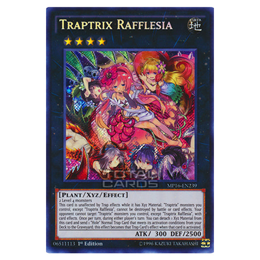 Yu-Gi-Oh! - 2016 Mega-Tin Mega Pack - Traptrix Rafflesia (Secret Rare) MP16-EN239