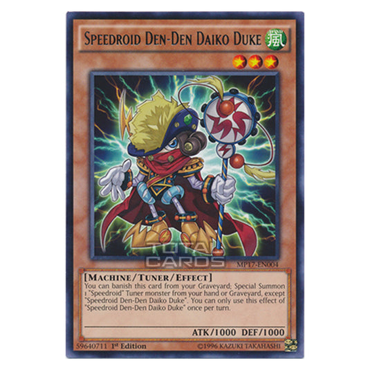 Yu-Gi-Oh! - 2017 Mega-Tin Mega Pack - Speedroid Den-Den Daiko Duke (Rare) MP17-EN004