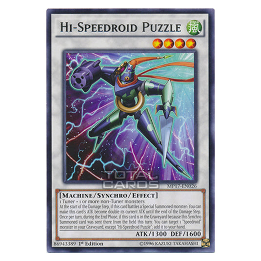 Yu-Gi-Oh! - 2017 Mega-Tin Mega Pack - Hi-Speedroid Puzzle (Rare) MP17-EN026