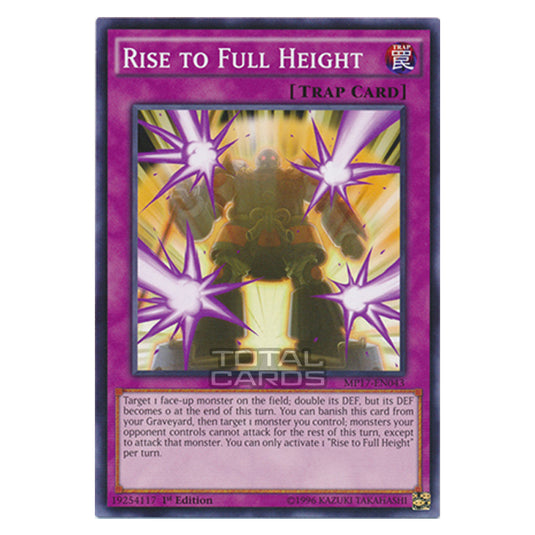 Yu-Gi-Oh! - 2017 Mega-Tin Mega Pack - Rise to Full Height (Common) MP17-EN043