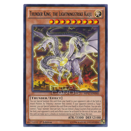 Yu-Gi-Oh! - 2017 Mega-Tin Mega Pack - Thunder King, the Lightningstrike Kaiju (Rare) MP17-EN046