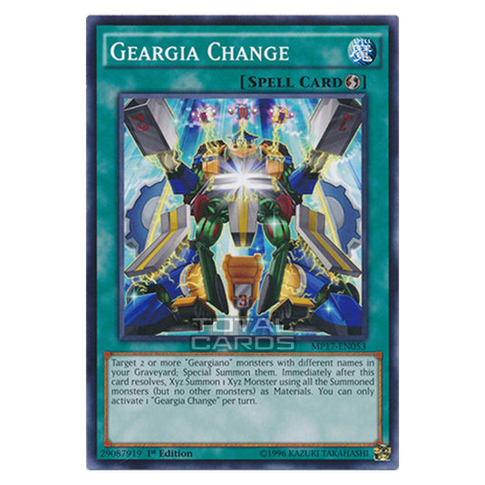 Yu-Gi-Oh! - 2017 Mega-Tin Mega Pack - Geargia Change (Common) MP17-EN053