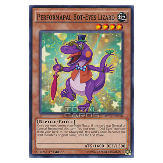 Yu-Gi-Oh! - 2017 Mega-Tin Mega Pack - Performapal Bot-Eyes Lizard (Common) MP17-EN058