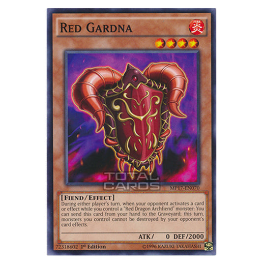 Yu-Gi-Oh! - 2017 Mega-Tin Mega Pack - Red Gardna (Common) MP17-EN070