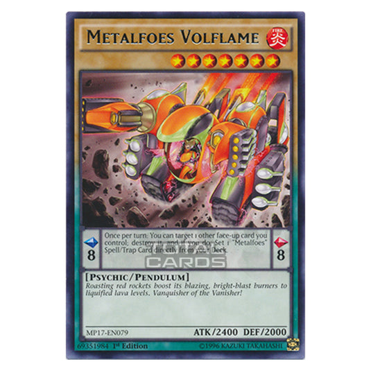 Yu-Gi-Oh! - 2017 Mega-Tin Mega Pack - Metalfoes Volflame (Rare) MP17-EN079