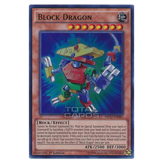 Yu-Gi-Oh! - 2017 Mega-Tin Mega Pack - Block Dragon (Ultra Rare) MP17-EN085