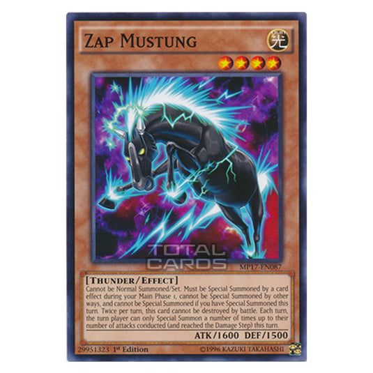 Yu-Gi-Oh! - 2017 Mega-Tin Mega Pack - Zap Mustung (Common) MP17-EN087