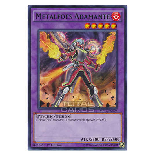 Yu-Gi-Oh! - 2017 Mega-Tin Mega Pack - Metalfoes Adamante (Rare) MP17-EN092