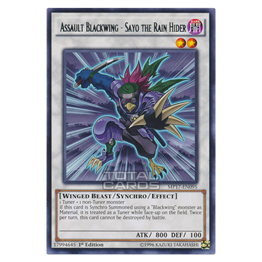 Yu-Gi-Oh! - 2017 Mega-Tin Mega Pack - Assault Blackwing - Sayo the Rain Hider (Rare) MP17-EN095