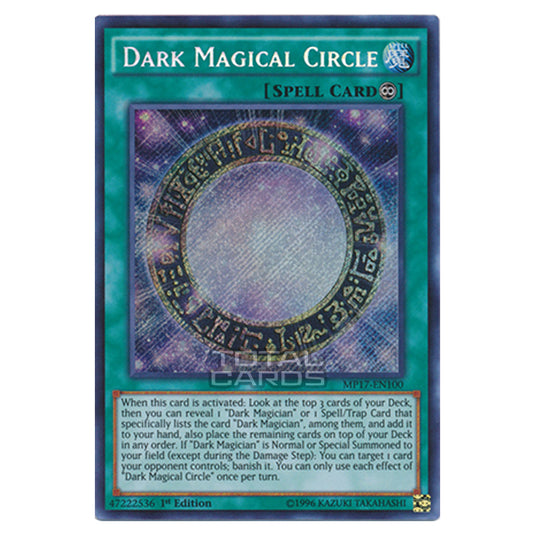 Yu-Gi-Oh! - 2017 Mega-Tin Mega Pack - Dark Magical Circle (Secret Rare) MP17-EN100