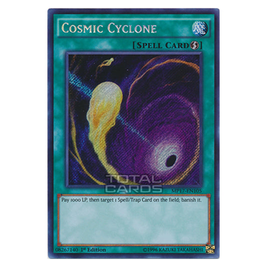 Yu-Gi-Oh! - 2017 Mega-Tin Mega Pack - Cosmic Cyclone (Secret Rare) MP17-EN105