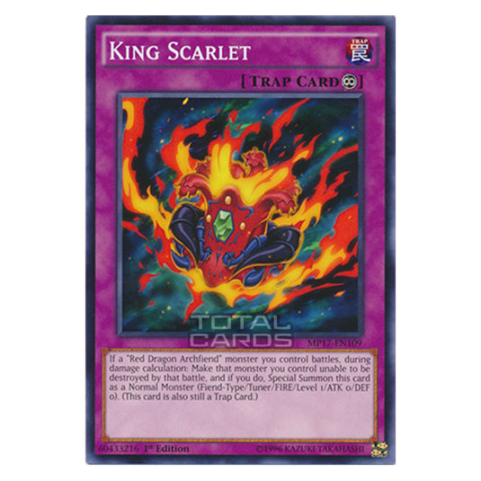 Yu-Gi-Oh! - 2017 Mega-Tin Mega Pack - King Scarlet (Common) MP17-EN109