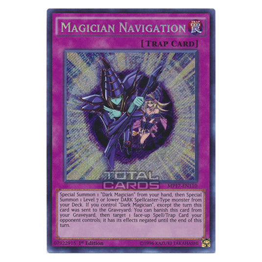 Yu-Gi-Oh! - 2017 Mega-Tin Mega Pack - Magician Navigation (Secret Rare) MP17-EN110