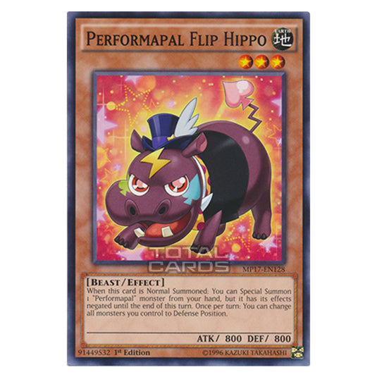 Yu-Gi-Oh! - 2017 Mega-Tin Mega Pack - Performapal Flip Hippo (Common) MP17-EN128