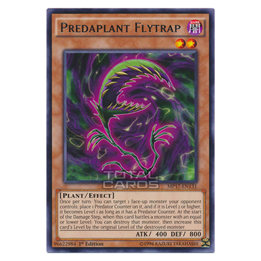 Yu-Gi-Oh! - 2017 Mega-Tin Mega Pack - Predaplant Flytrap (Rare) MP17-EN131