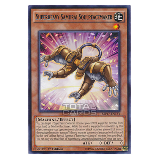 Yu-Gi-Oh! - 2017 Mega-Tin Mega Pack - Superheavy Samurai Soulpeacemaker (Rare) MP17-EN134