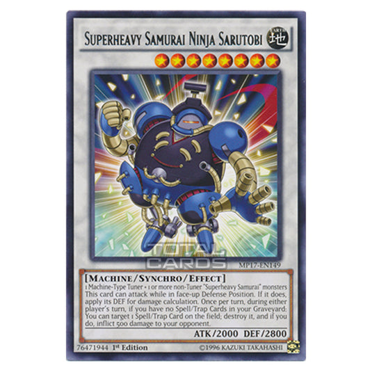 Yu-Gi-Oh! - 2017 Mega-Tin Mega Pack - Superheavy Samurai Ninja Sarutobi (Rare) MP17-EN149