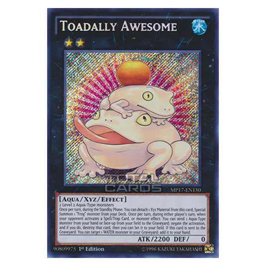 Yu-Gi-Oh! - 2017 Mega-Tin Mega Pack - Toadally Awesome (Secret Rare) MP17-EN150