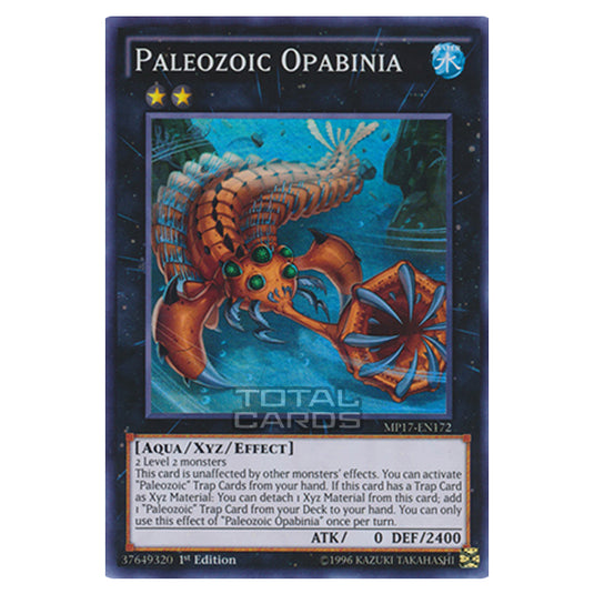 Yu-Gi-Oh! - 2017 Mega-Tin Mega Pack - Paleozoic Opabinia (Super Rare) MP17-EN172