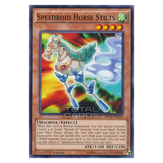 Yu-Gi-Oh! - 2017 Mega-Tin Mega Pack - Speedroid Horse Stilts (Common) MP17-EN176