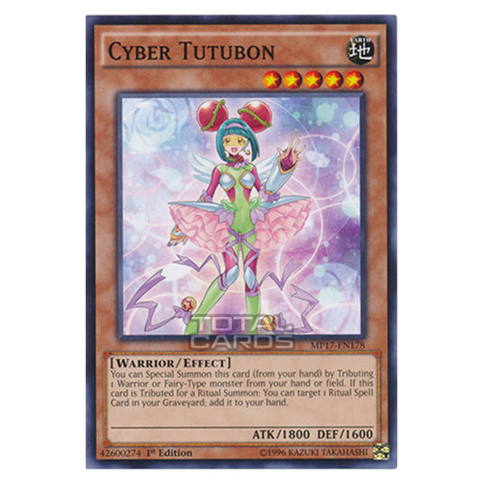 Yu-Gi-Oh! - 2017 Mega-Tin Mega Pack - Cyber Tutubon (Common) MP17-EN178