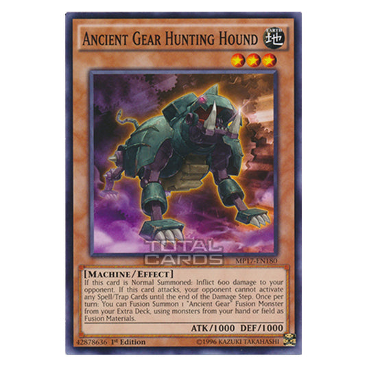 Yu-Gi-Oh! - 2017 Mega-Tin Mega Pack - Ancient Gear Hunting Hound (Common) MP17-EN180