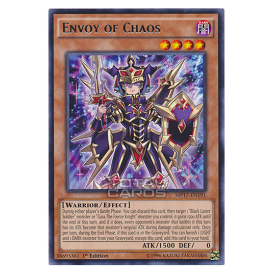 Yu-Gi-Oh! - 2017 Mega-Tin Mega Pack - Envoy of Chaos (Rare) MP17-EN191