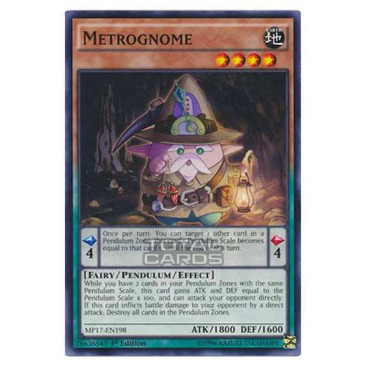 Yu-Gi-Oh! - 2017 Mega-Tin Mega Pack - Metrognome (Common) MP17-EN198