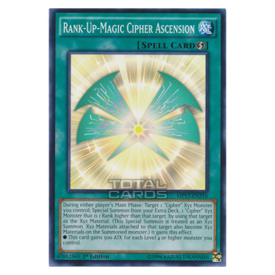 Yu-Gi-Oh! - 2017 Mega-Tin Mega Pack - Rank-Up-Magic Cipher Ascension (Common) MP17-EN210