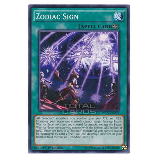 Yu-Gi-Oh! - 2017 Mega-Tin Mega Pack - Zodiac Sign (Common) MP17-EN211