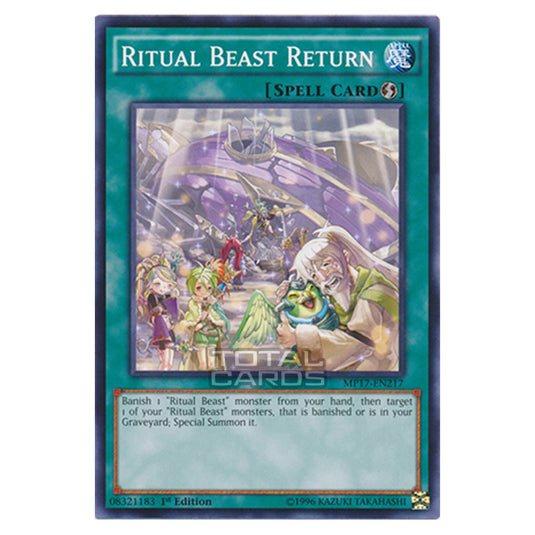 Yu-Gi-Oh! - 2017 Mega-Tin Mega Pack - Ritual Beast Return (Common) MP17-EN217