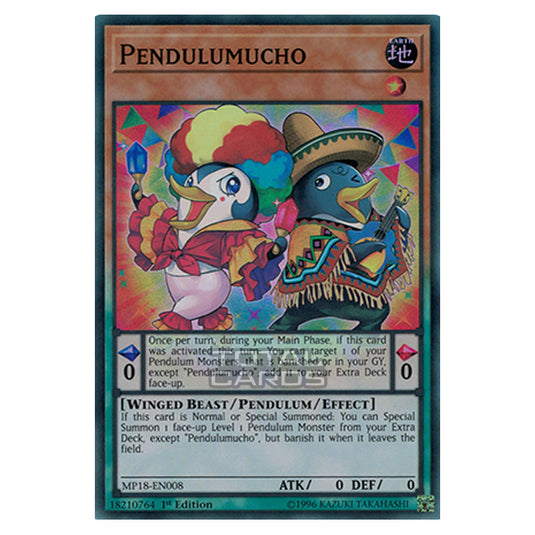 Yu-Gi-Oh! - 2018 Mega-Tin Mega Pack - Pendulumucho (Super Rare) MP18-EN008