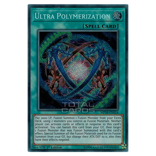 Yu-Gi-Oh! - 2018 Mega-Tin Mega Pack - Ultra Polymerization (Secret Rare) MP18-EN014