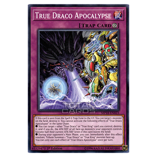 Yu-Gi-Oh! - 2018 Mega-Tin Mega Pack - True Draco Apocalypse (Common) MP18-EN023